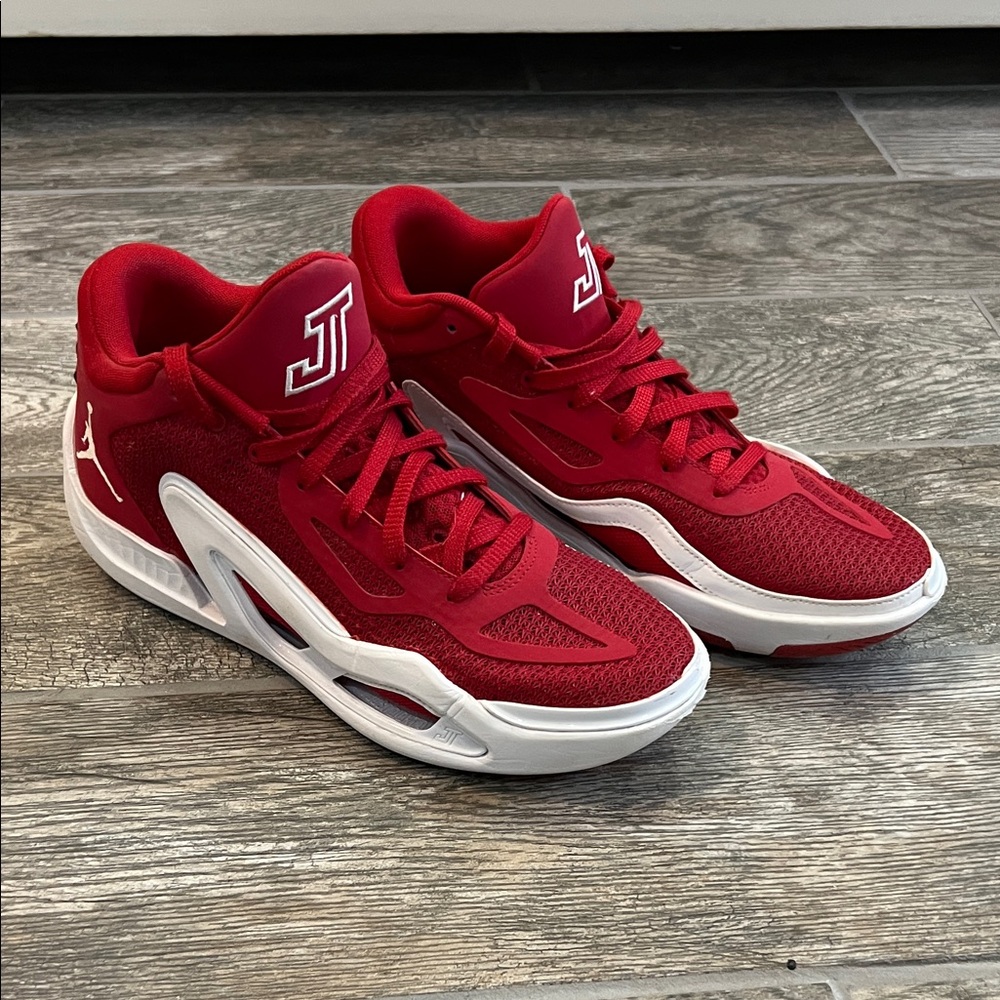 Nike Jordan Tatum 1 Team Bank TB Basketball shoes university red white mens 9